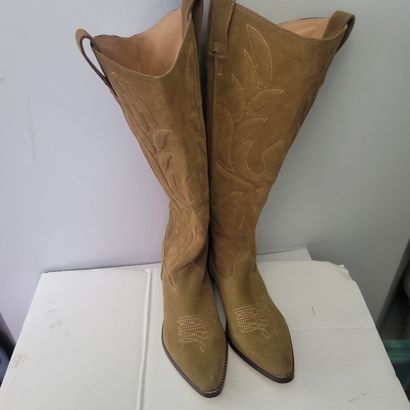 Band Of The Free Austin Western Boot In Tan - Picture 7 of 12